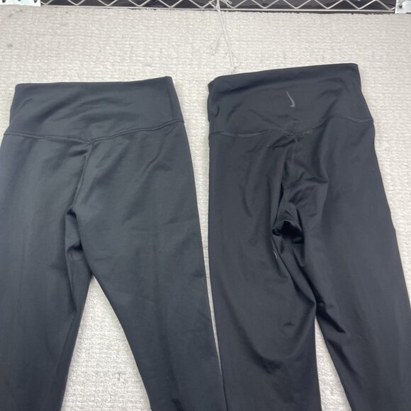 Nike Yoga Dri-fit High Rise Leggings Black Women Sz XS Training Sports - Picture 14 of 15